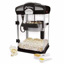 West Bend 4-Quart Movie Theater Style Popcorn Popper Machine with Nonstick Kettle and Scoop, Black thumbnail 2