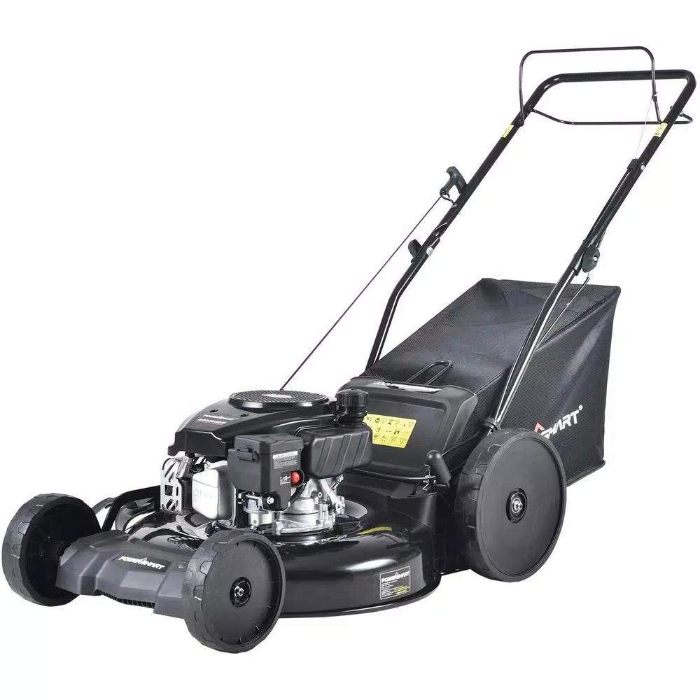 PowerSmart Power Smart 22 in. 3-in-1 Self-Propelled Gas Lawn Mower, 170 cc Engine, Rear-Wheel Drive