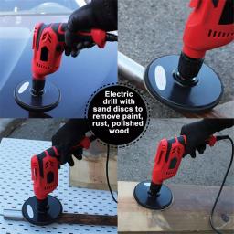 Boyel Living 5 Amp Corded 3/8 in. Power Drill Driver, Reversible with Lock-On Button, Red thumbnail 7