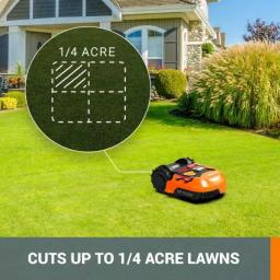 Worx Landroid M 20V Robotic Lawn Mower, 4 Ah Lithium-Ion Battery, 7 in. Cutting Width, Wi-Fi & App Control thumbnail 5
