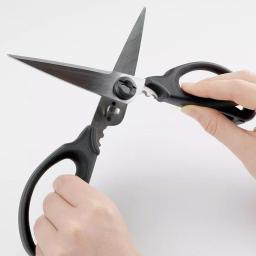 OXO Good Grips Stainless Steel Kitchen and Herb Scissors with Herb Stripper thumbnail 5