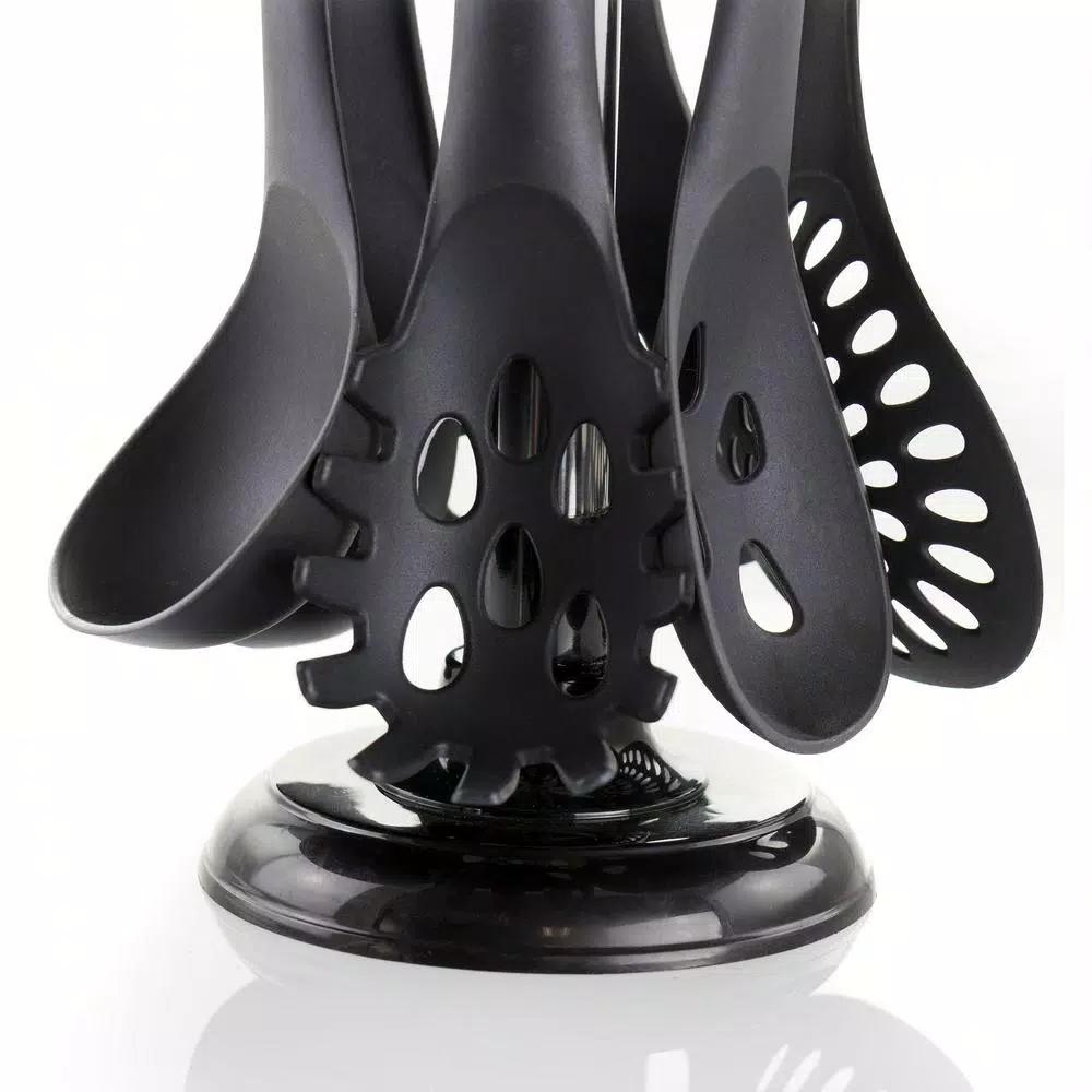 MegaChef 7-Piece Nylon Kitchen Utensil Set, Scratch-Resistant Cooking Tools