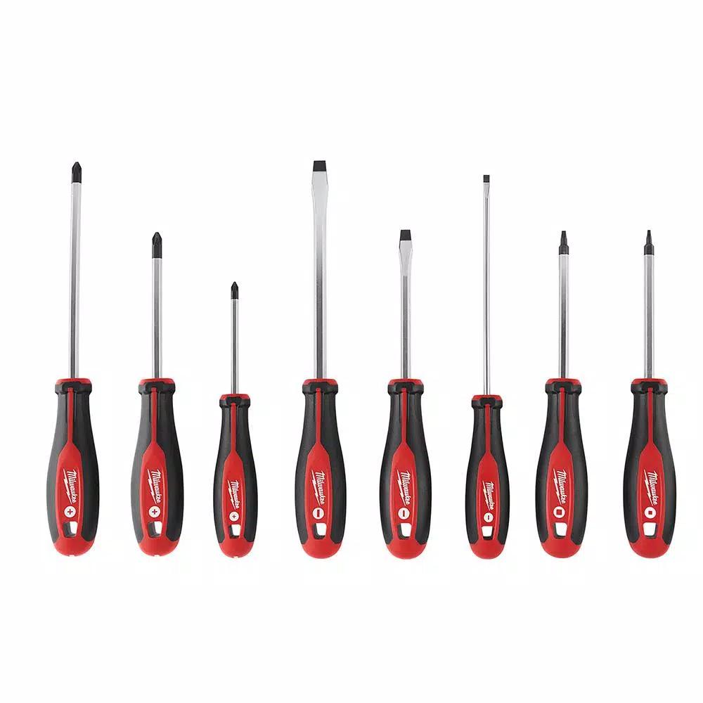 Milwaukee 12-Piece Electrician's Hand Tool Set with Pliers, Cutters, and Screwdrivers