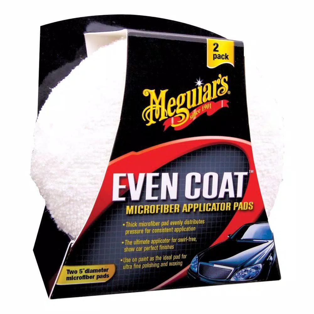 Meguiar's Even Coat Microfiber Applicator Pad for Wax and Sealants