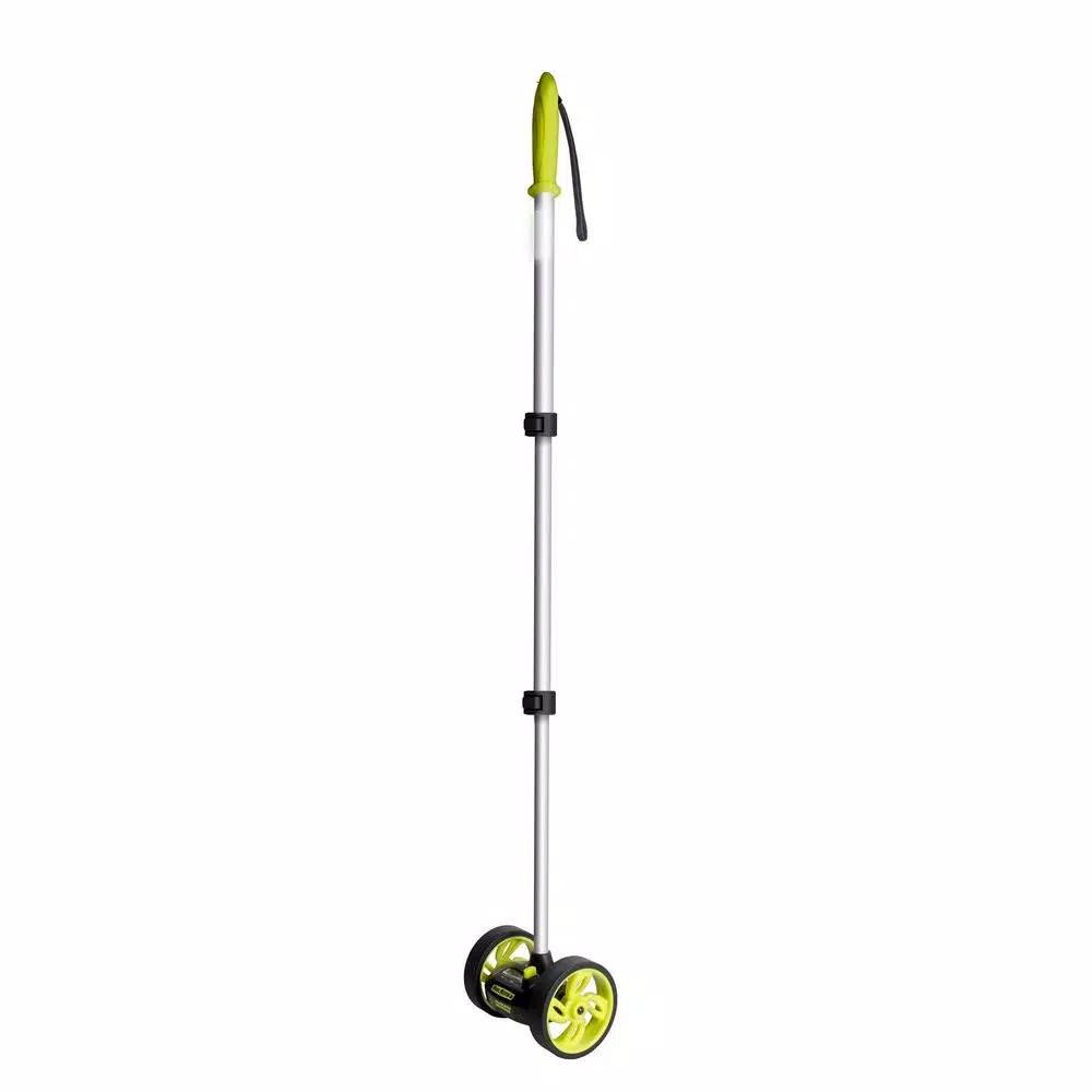 Calculated Industries Wheel Master 4D Dual Measuring Wheel, 4 in. Wheels, Telescoping Handle