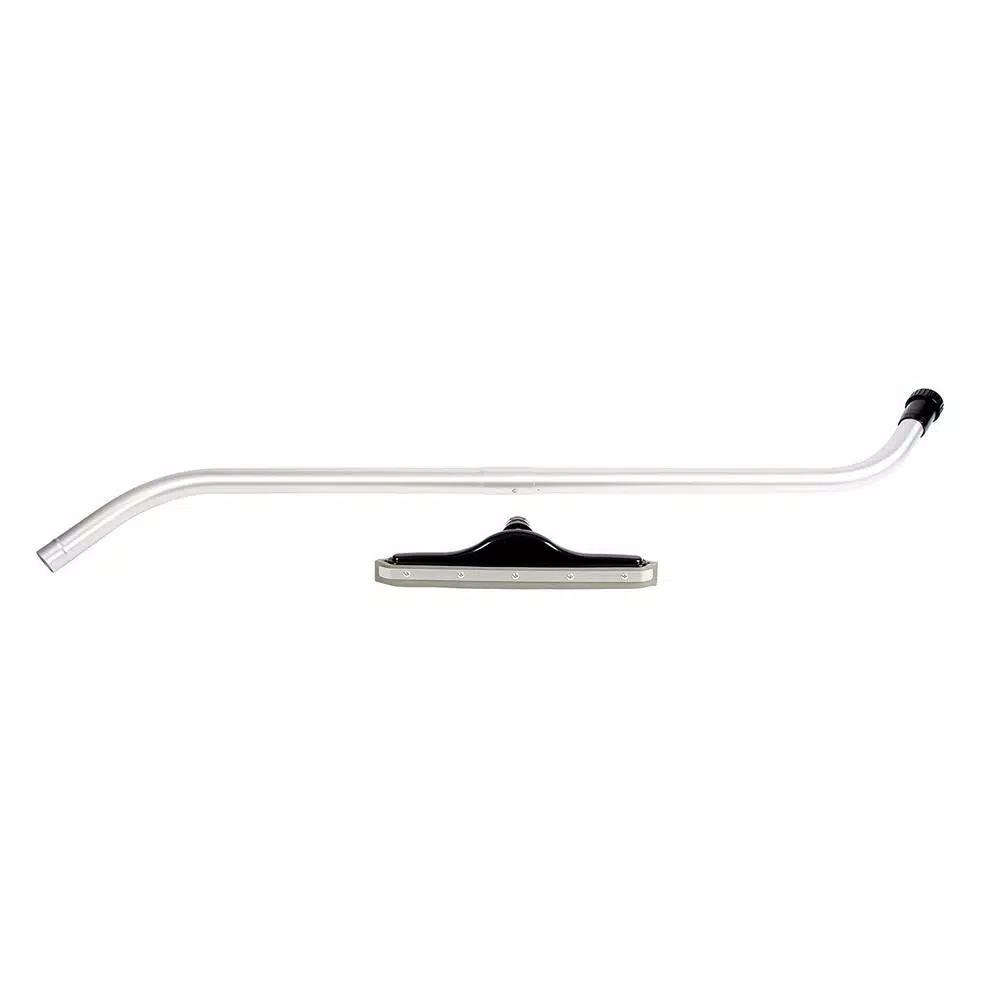 Cen-Tec 14 in. Squeegee Vacuum Tool and 2-Piece Aluminum S-Wand Kit for 1-1/2 in. Wet/Dry Vacuums