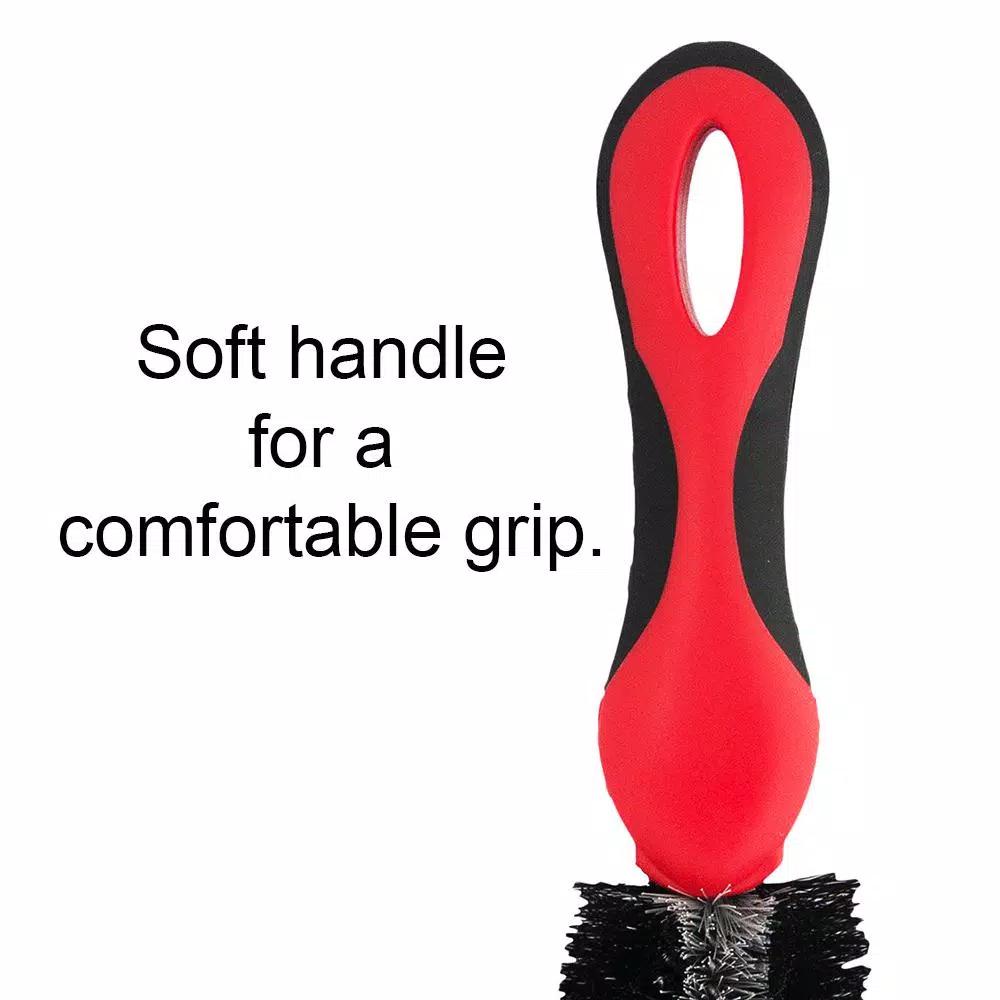 Barrett-Jackson Tire and Wheel Brush Kit with Ergonomic Handles