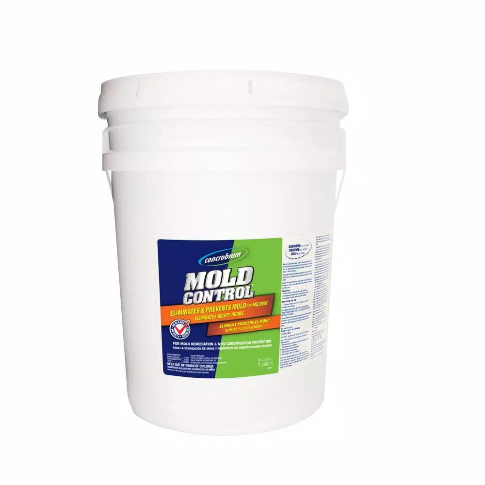 Concrobium Mold Control, 5 Gallon - EPA-Registered Mold and Mildew Eliminator & Preventer