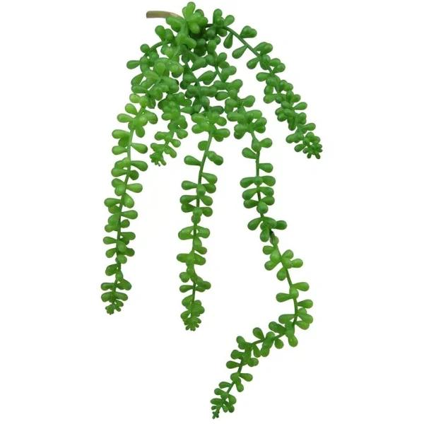 D&W Silks Green Sedum Spray Faux Plants, Set of 12
