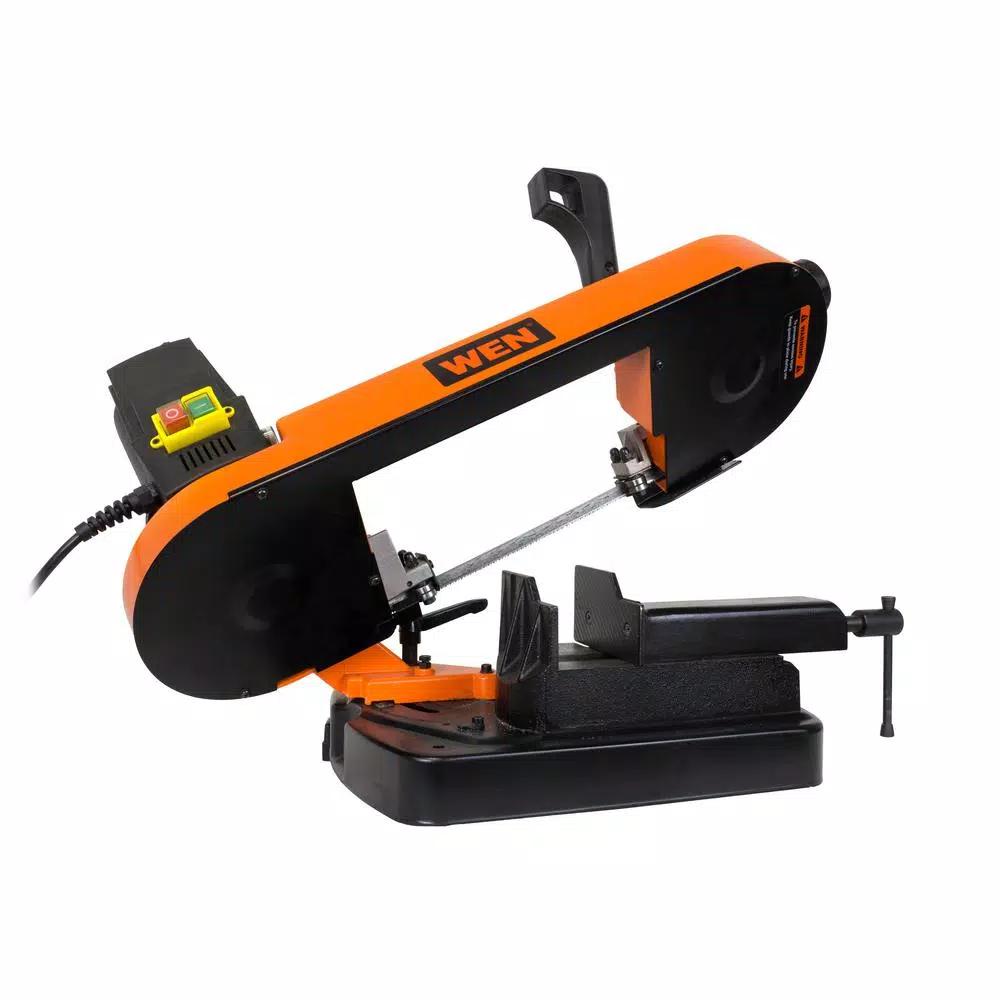WEN 5 in. Metal-Cutting Benchtop Bandsaw with Variable Speed