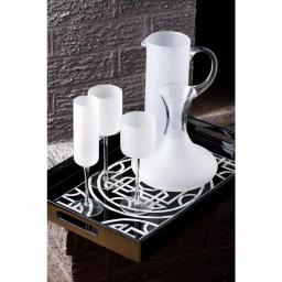 Abigails White Night Frosted Water Glass, 12 oz Matte Finish Glassware thumbnail 2