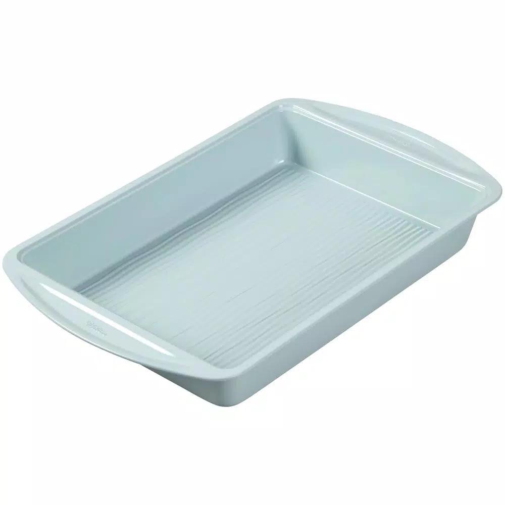 Wilton Texturra Performance 7-Piece Non-Stick Textured Bakeware Set, Blue