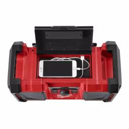 Milwaukee M18 18V Lithium-Ion Cordless Jobsite Radio with INKZALL Marker thumbnail 6