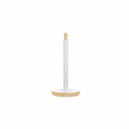 Jiallo European Collection Free-Standing Paper Towel Holder, Modern Scandinavian Design, White thumbnail 1