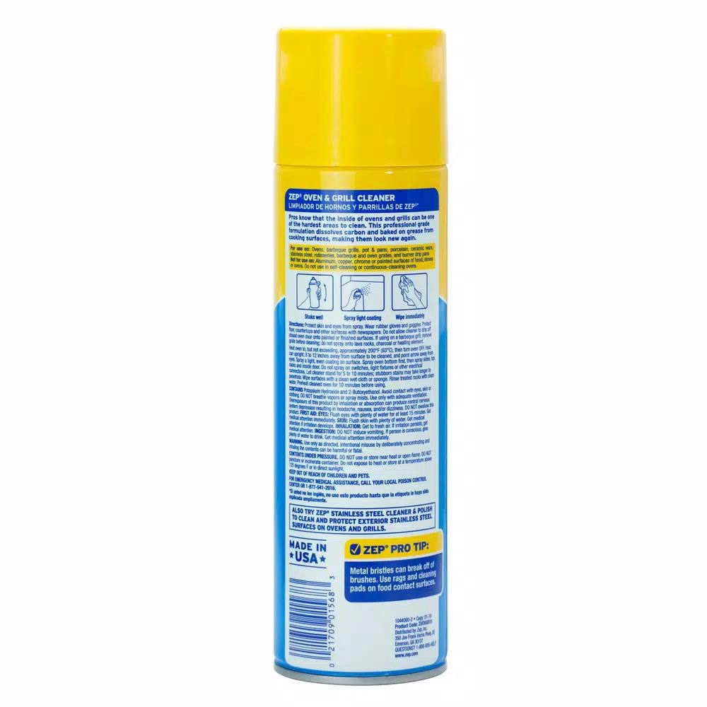 Zep Heavy-Duty Oven and Grill Cleaner, 19 oz. Foam Formula