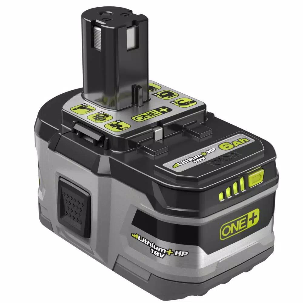 RYOBI 18V ONE+ LITHIUM+ HP 6.0 Ah High Capacity Battery and Charger Kit