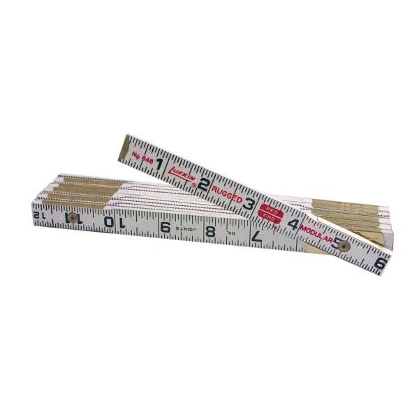 Bon Tool 6 ft. Modular Brick Spacing Wood Ruler, Model 646LN