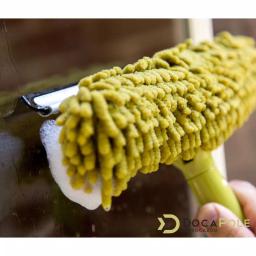 DocaPole 24 ft. Telescopic Window Cleaning Kit with Squeegee and Microfiber Scrubber thumbnail 5