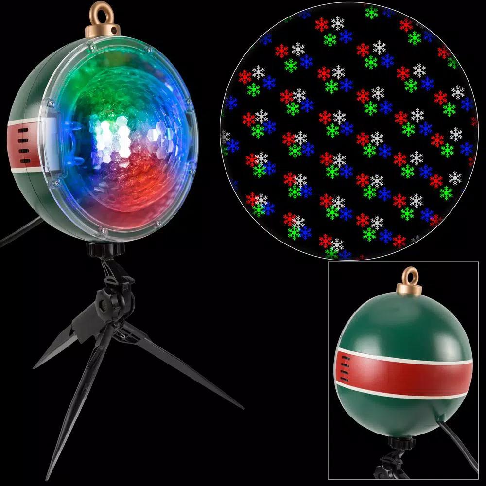 LightShow AppLights LightShow Projection Snowflakes Projector with 76 Effects and Remote