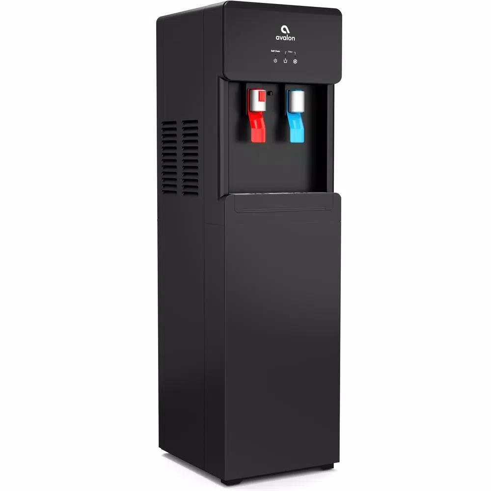 Avalon Self-Cleaning Bottleless Water Cooler Dispenser with Hot/Cold Water, Black