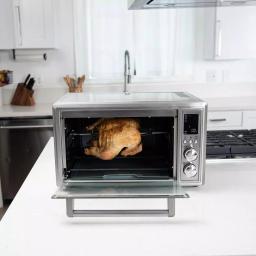 Cosori 30Qt Stainless Steel 12-in-1 Air Fryer Toaster Oven with Rotisserie and Extra Wire Rack thumbnail 3