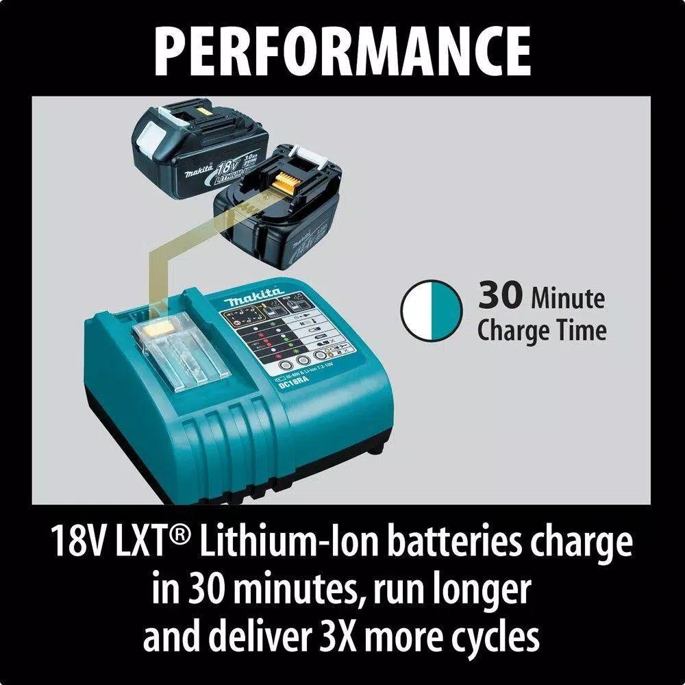 Makita 18V LXT Cordless 0.75 in. Plate Joiner with Bonus 5.0Ah Battery (XJP03Z)