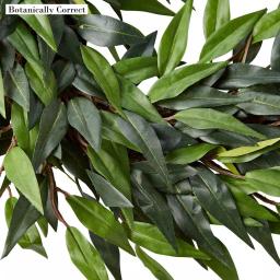 Pure Garden 22 in. Square Artificial Ficus Microphylla Leaf Wreath, Green thumbnail 3