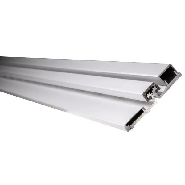 Global Door Controls 83 in. Aluminum Continuous Hinge, Heavy Duty Surface Mount, Limited Frame