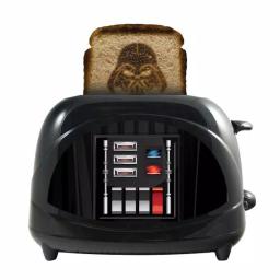 Uncanny Brands Star Wars Empire Collection Darth Vader 2-Slice Toaster thumbnail 1