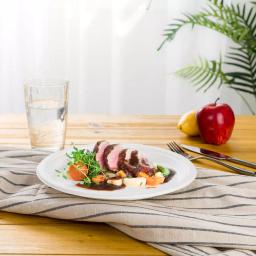 Unbranded 10 in. White Sugarcane Plates, 300 Pack - Eco-Friendly Biodegradable Disposable Plates thumbnail 5