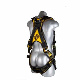 Guardian Fall Protection Cyclone Lineman Safety Harness - Black/Yellow - Medium/Large thumbnail 2