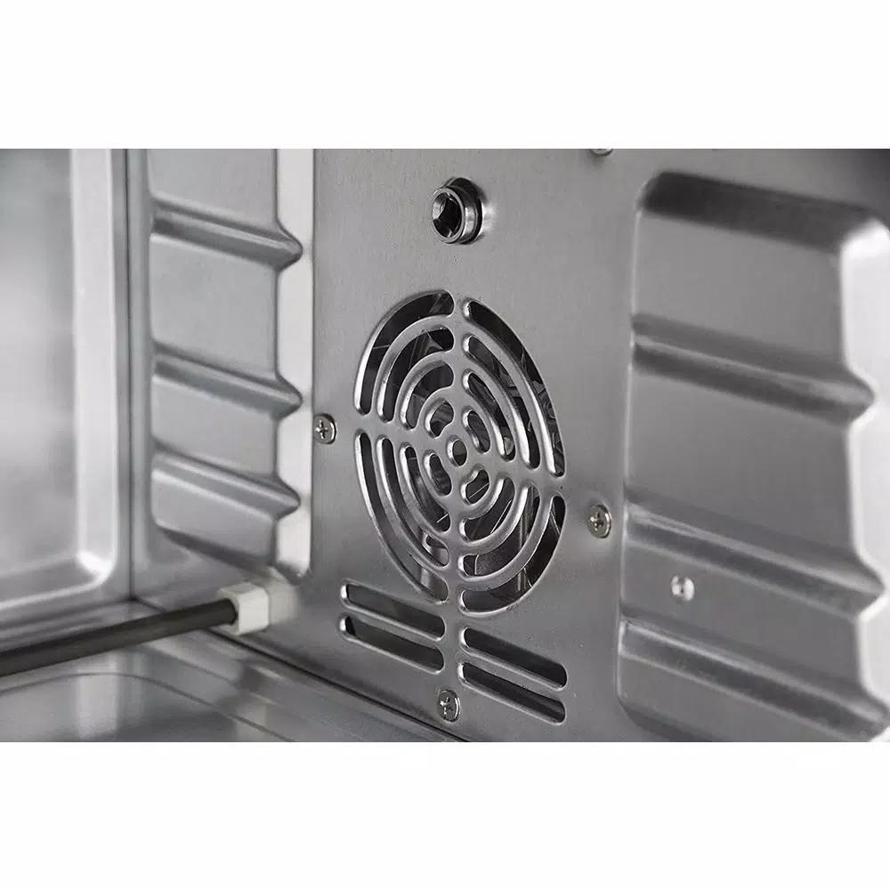 Elite Platinum 8-in-1 Multifunction Convection Toaster Oven Broiler with Rotisserie, 1500W, Black