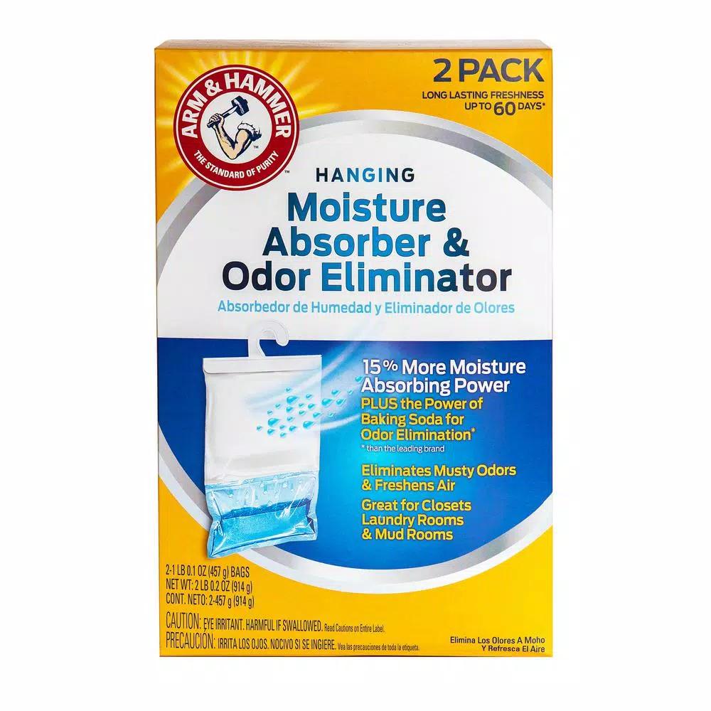 Arm & Hammer Hanging Moisture Absorber and Odor Eliminator, 16 oz. (2-Pack)