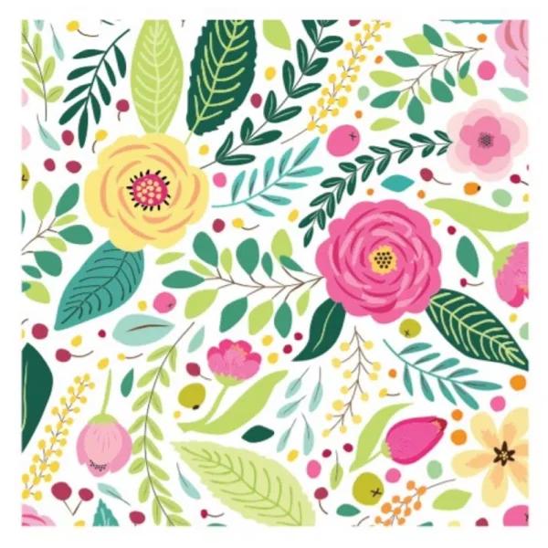Sugar Plum Party SugarPlum Spring Blossoms Paper Lunch Napkins, 32-Piece Set