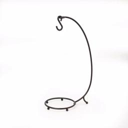 Gourmet Basics by Mikasa Mikasa Gourmet Basics Spindle 2-Tier Fruit Basket with Banana Hook, Wrought Iron thumbnail 3