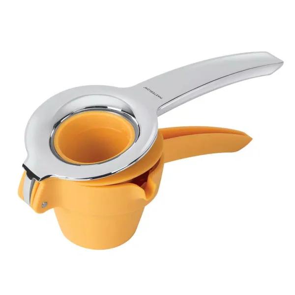 MasterPan MasterLon Kitchen Prep Collection Lemon and Lime Press with Easy Pour Spout and Splatter Guard
