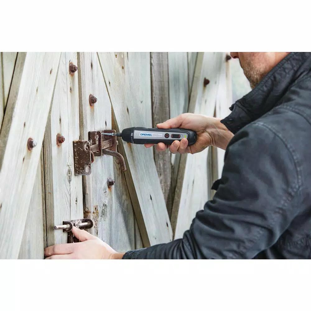 Dremel Home Solutions 4V Li-Ion Rechargeable Electric Screwdriver with 6 Power Settings