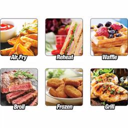 NuWave Bravo XL 1800W 4-Slice Stainless Steel Toaster Oven and Air Fryer thumbnail 8