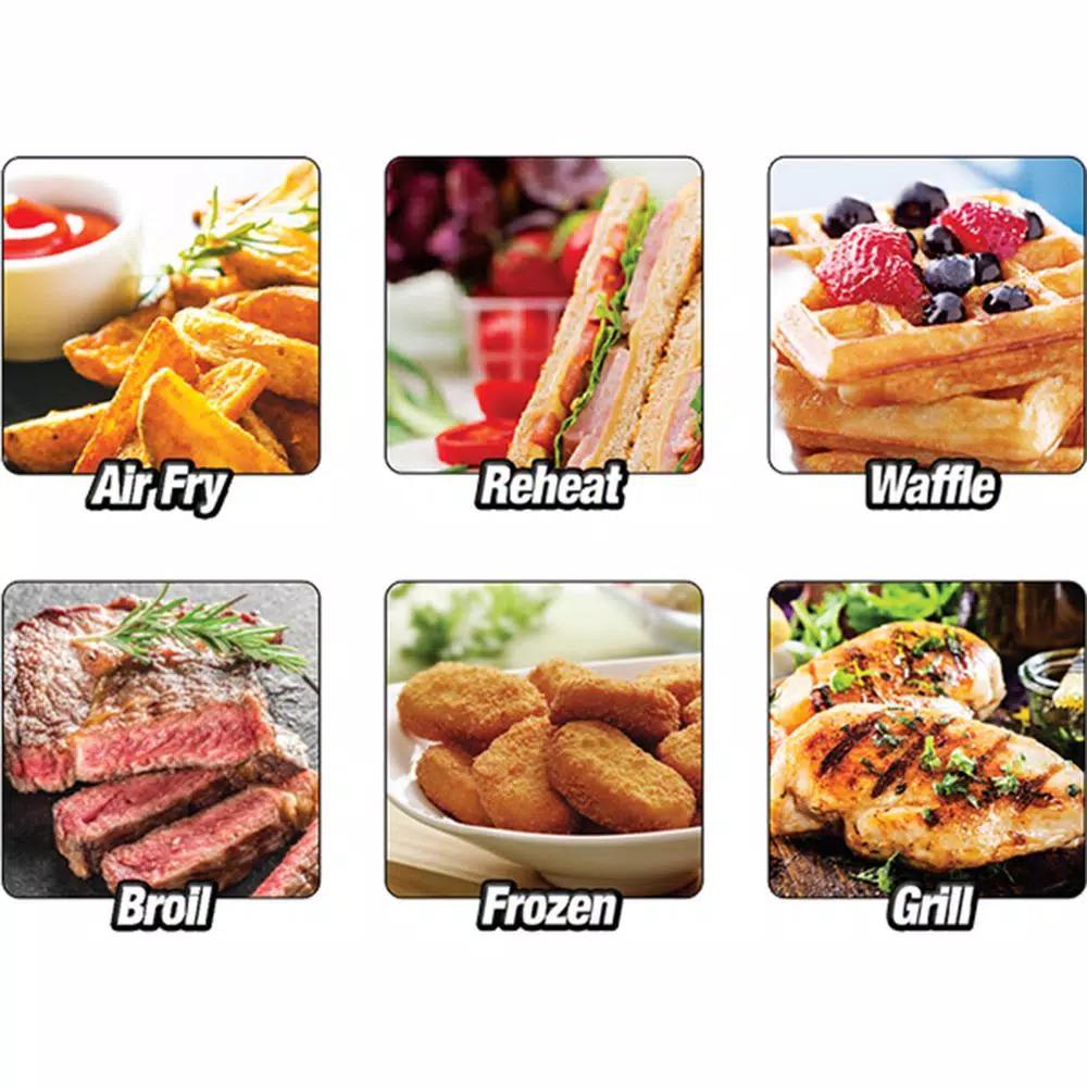 NuWave Bravo XL 1800W 4-Slice Stainless Steel Toaster Oven and Air Fryer