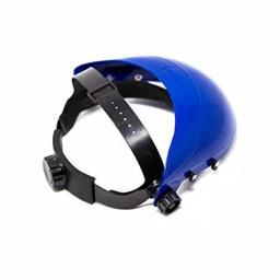 Bison Life Ratchet Headgear for Face Shields, High-Strength Thermoplastic, Blue thumbnail 7