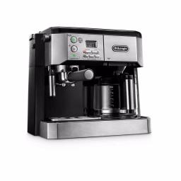 DeLonghi De'Longhi BCO430 All-In-One 10-Cup Drip Coffee Maker and Espresso Machine, Stainless Steel thumbnail 1