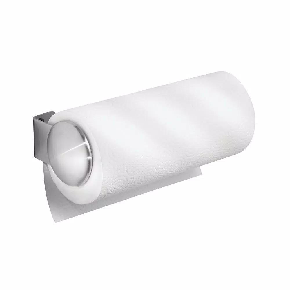 interDesign Forma Koni Wall Mount Paper Towel Holder, Brushed Stainless Steel
