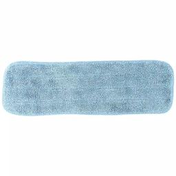 Zwipes 18 in. Microfiber Wet/Dry Flat Mop Pad Refills, Blue (3-Pack) thumbnail 1