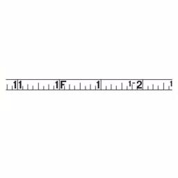 Lufkin Peerless 1/4 in. x 100 ft. Yellow Clad Surveying Tape Measure thumbnail 2