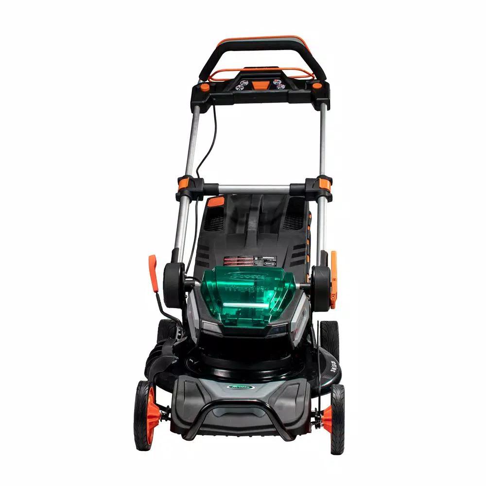 Scotts 21 in. 62V Cordless Self-Propelled Lithium-Ion Lawn Mower with Dual Batteries and Charger