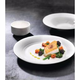 Oneida Chord High Alumina Porcelain Creamers, 5 fl. oz., White (Set of 36) thumbnail 2