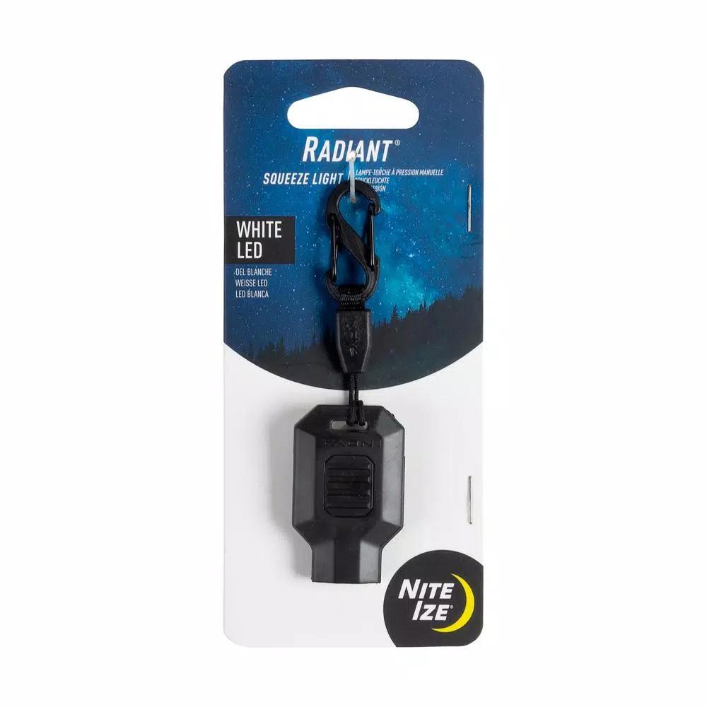 Nite Ize Inova Squeeze LED Keychain Light - Compact Portable Flashlight with S-Biner Attachment