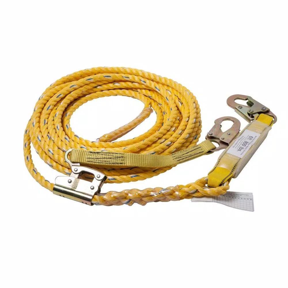 Guardian Fall Protection 100 ft. Poly Steel Vertical Lifeline Assembly Rope