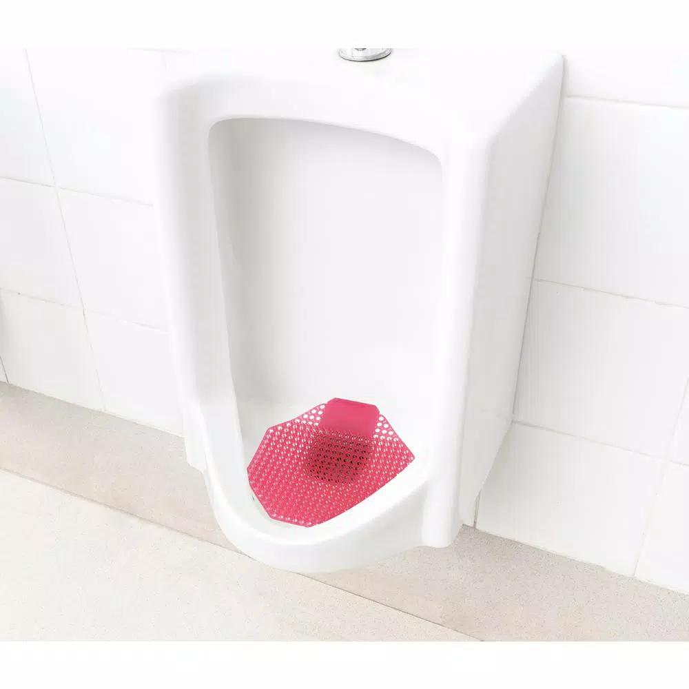Alpine Industries Cherry Fragrance Anti-Splash Urinal Screens, 10-Pack