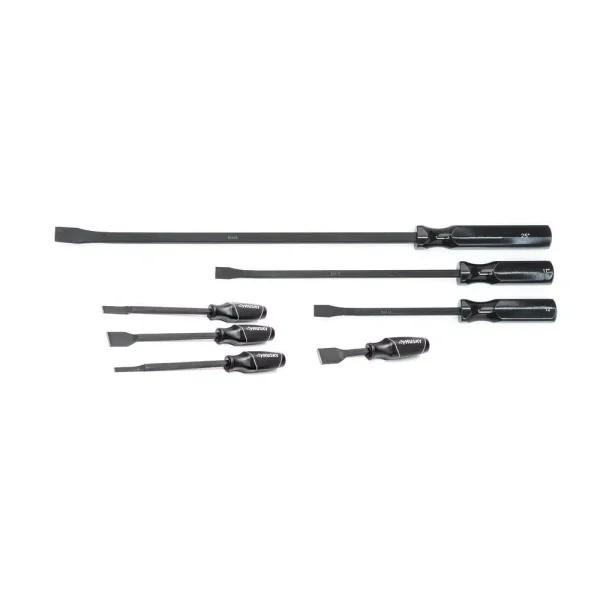 Husky 7-Piece Scraper and Pry Bar Set with Ergonomic Handles